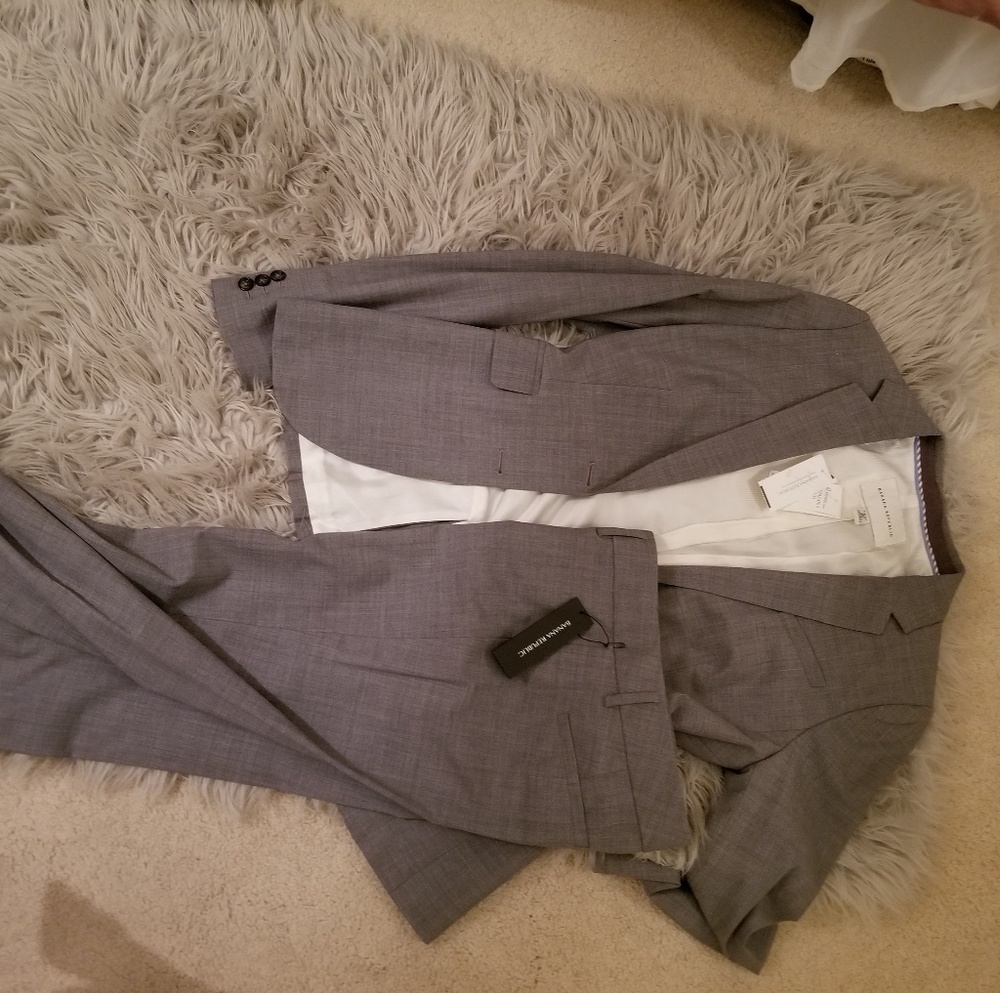 Banana Republic Grey Suit NWT